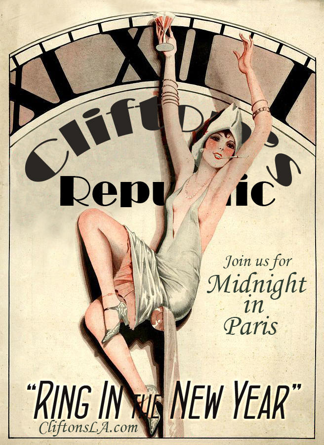 New Year’s Eve at Clifton’s – Midnight in Paris
